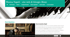 Desktop Screenshot of musica-napoli.it