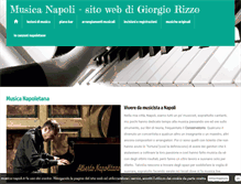 Tablet Screenshot of musica-napoli.it